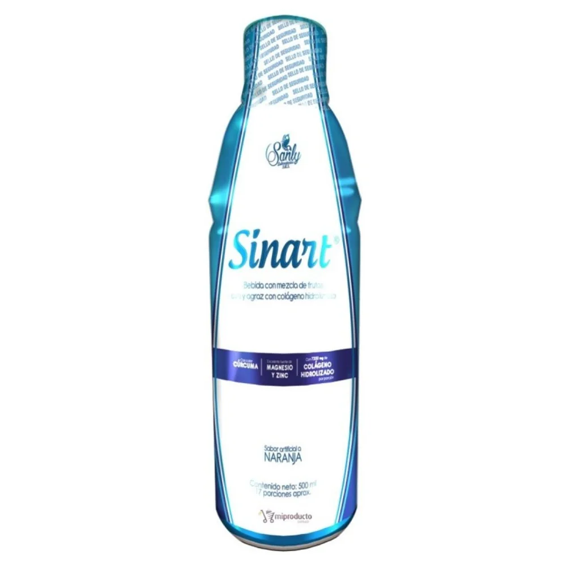 Sinart Cúrcuma Magnesio Zinc Colágeno Sanly 500 ml 1