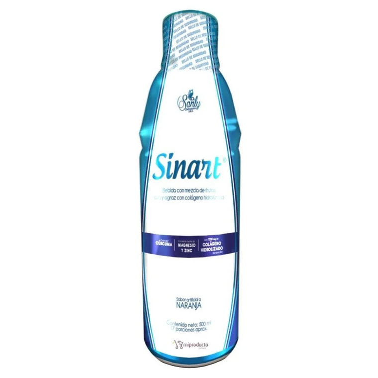 Sinart Cúrcuma Magnesio Zinc Colágeno Sanly 500 ml 1