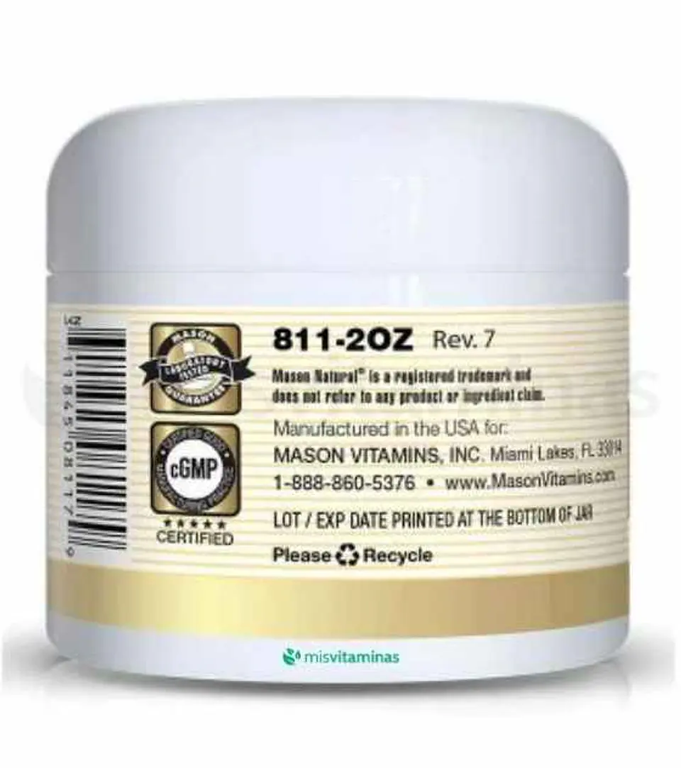 Crema de Vitamina E 57 gr Mason Natural 3