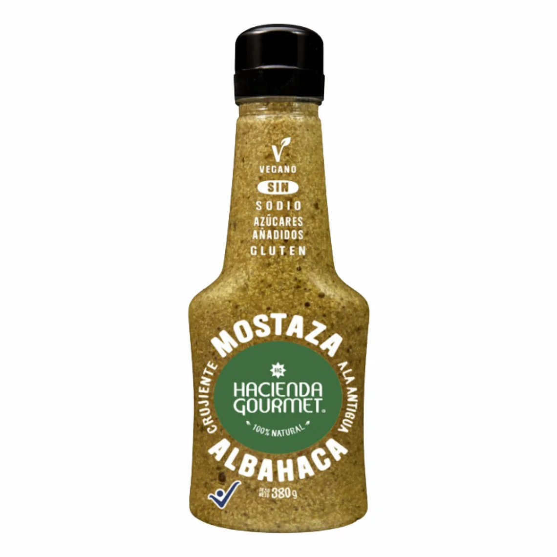 Mostaza con Albahaca 380 gr Hacienda Gourmet 1