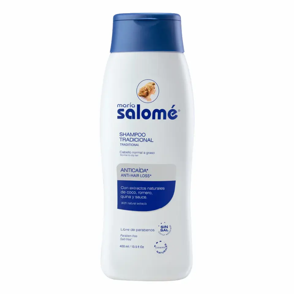Shampoo Tradicional Anticaída 400 ml María Salomé 1