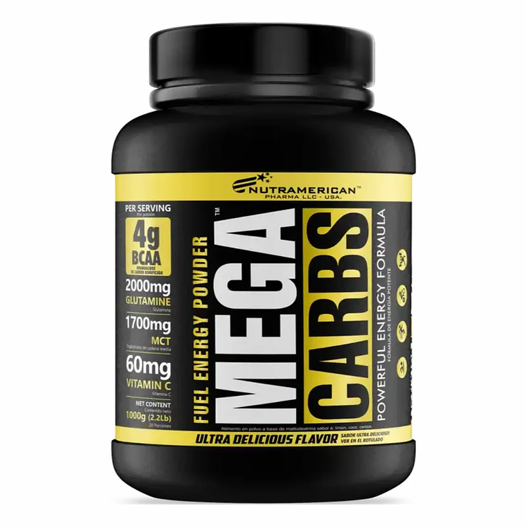 Mega Carbs 1000 gr Nutramerican 1