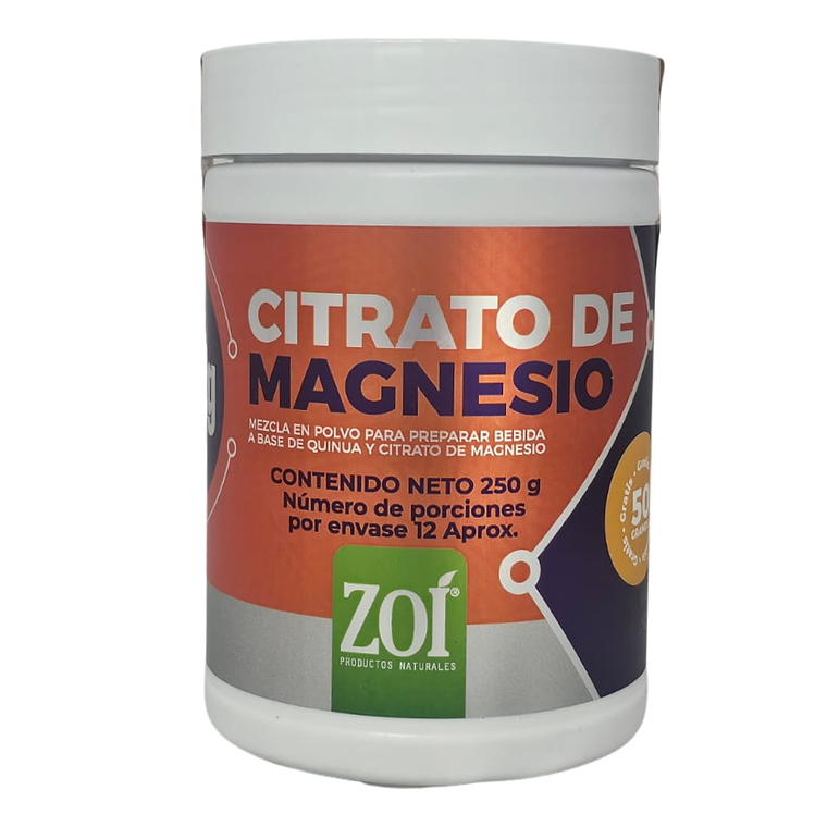 Citrato de Magnesio 250 g Zoí 1