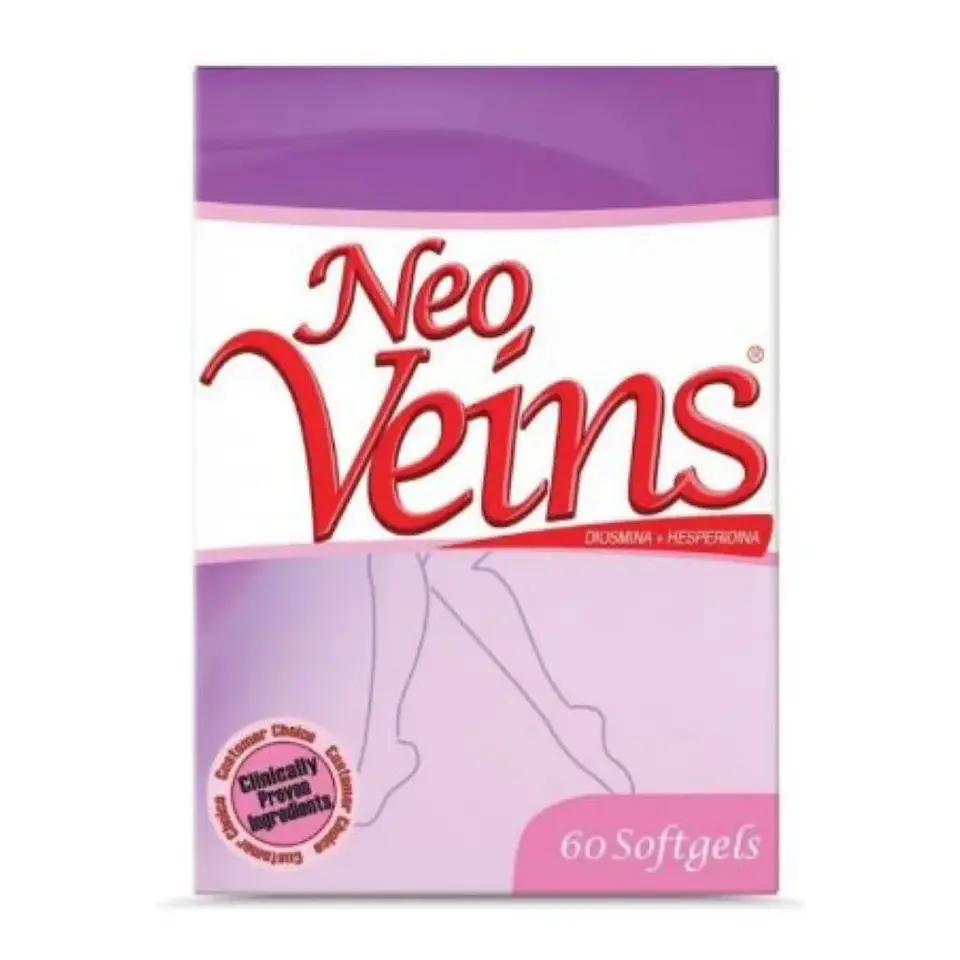 Neo Veins 60 softgels Healthy America Diosmina 1