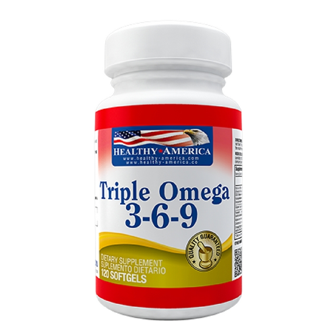 Triple Omega 3-6-9 120 softgel Healthy America 1