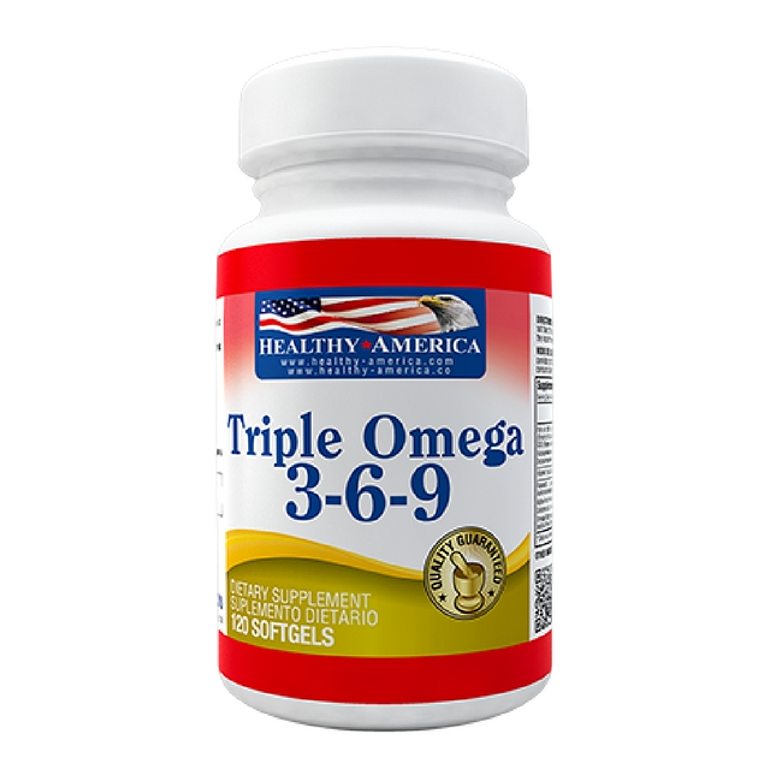 Triple Omega 3-6-9 120 softgel Healthy America 1