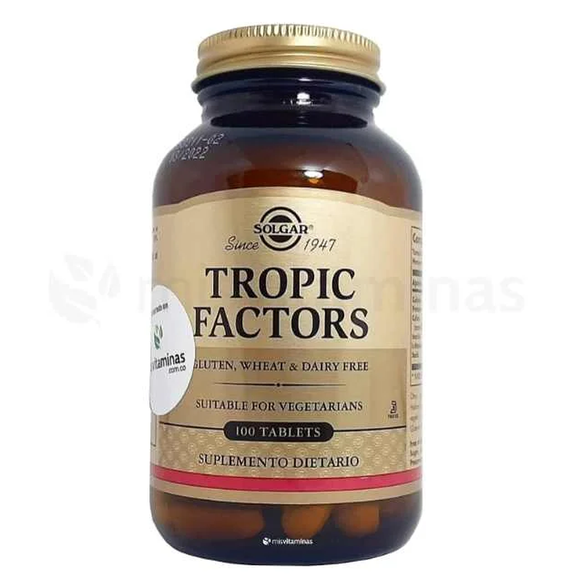 Tropic Factors Solgar 100 Tabletas 1