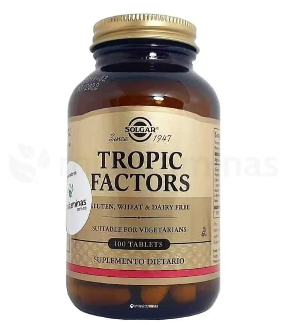 Tropic Factors Solgar 100 Tabletas 1