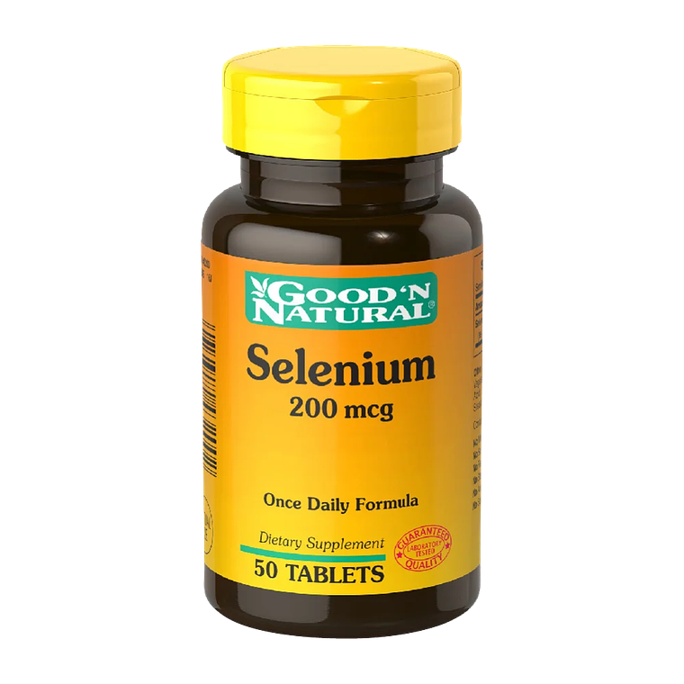 Selenium 200 mcg Good'N Natural 50 Tabletas 1