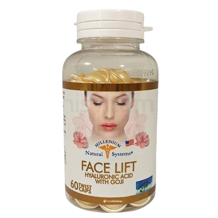 Face Lift Hyaluronic Acid Natural Systems 60 Cápsulas 1