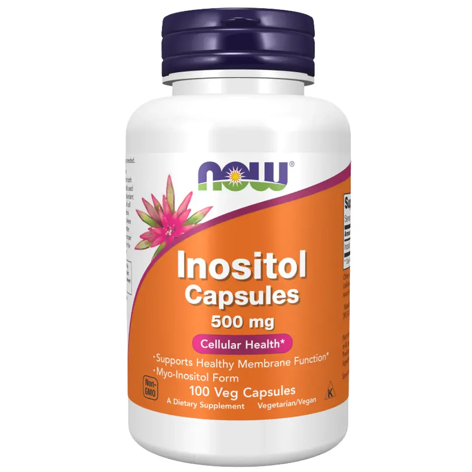 Inositol 500mg 100 Cápsulas NOW  1