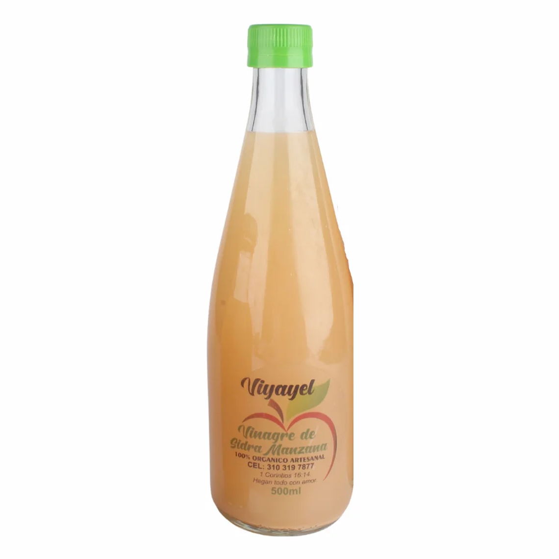 Vinagre Natural de Sidra de Manzana 475 ml Viyayel 1