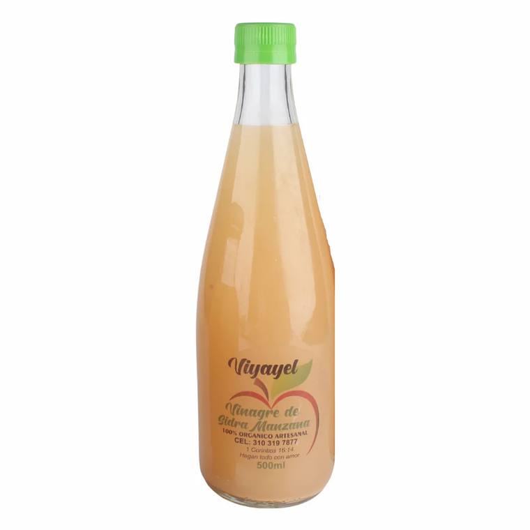 Vinagre Natural de Sidra de Manzana 475 ml Viyayel 1