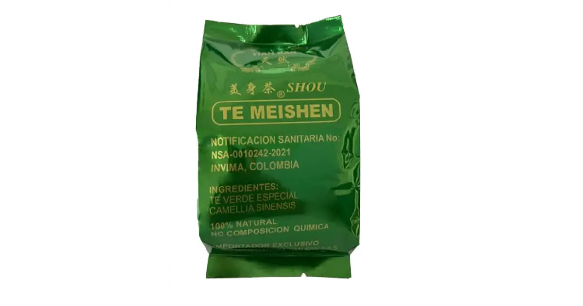 Meishen Tea 30 Tizanas te verde | Mis Vitaminas
