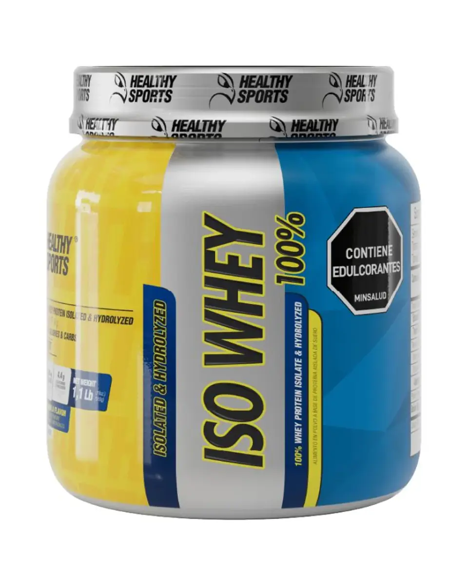Iso Whey 100% Healthy Sports 1.1 libras 15 servicios 1
