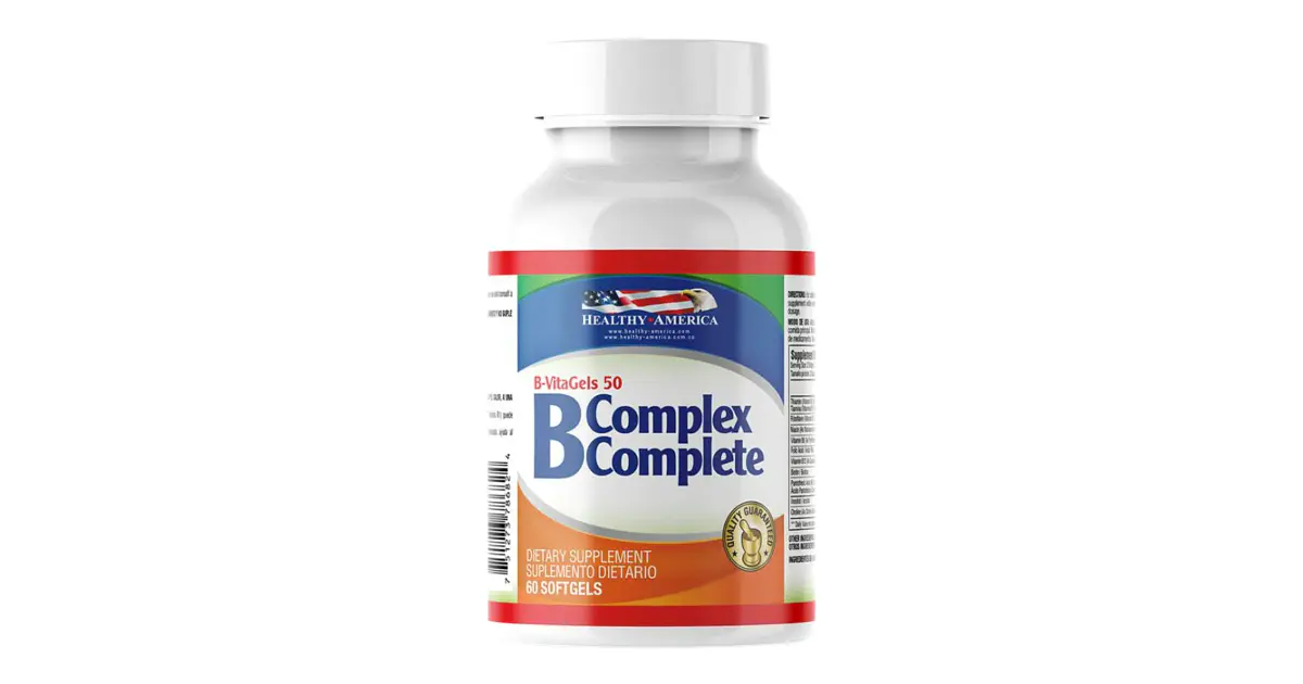 B 50 complex Complete 60 Softgels Healthy America | Bogotá