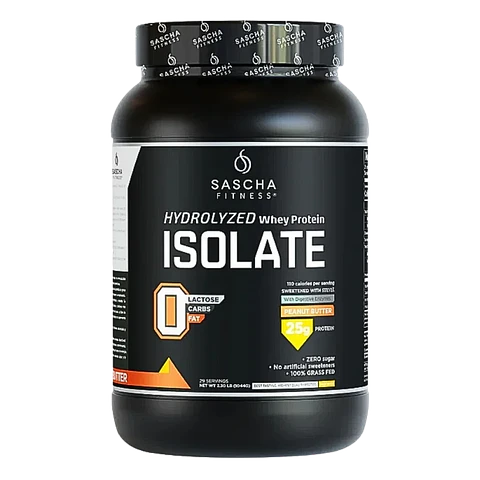 Sascha Whey Protein Isolate Peanut 2.17 libras