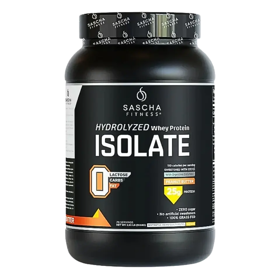 Sascha Whey Protein Isolate Peanut 2.17 libras 1