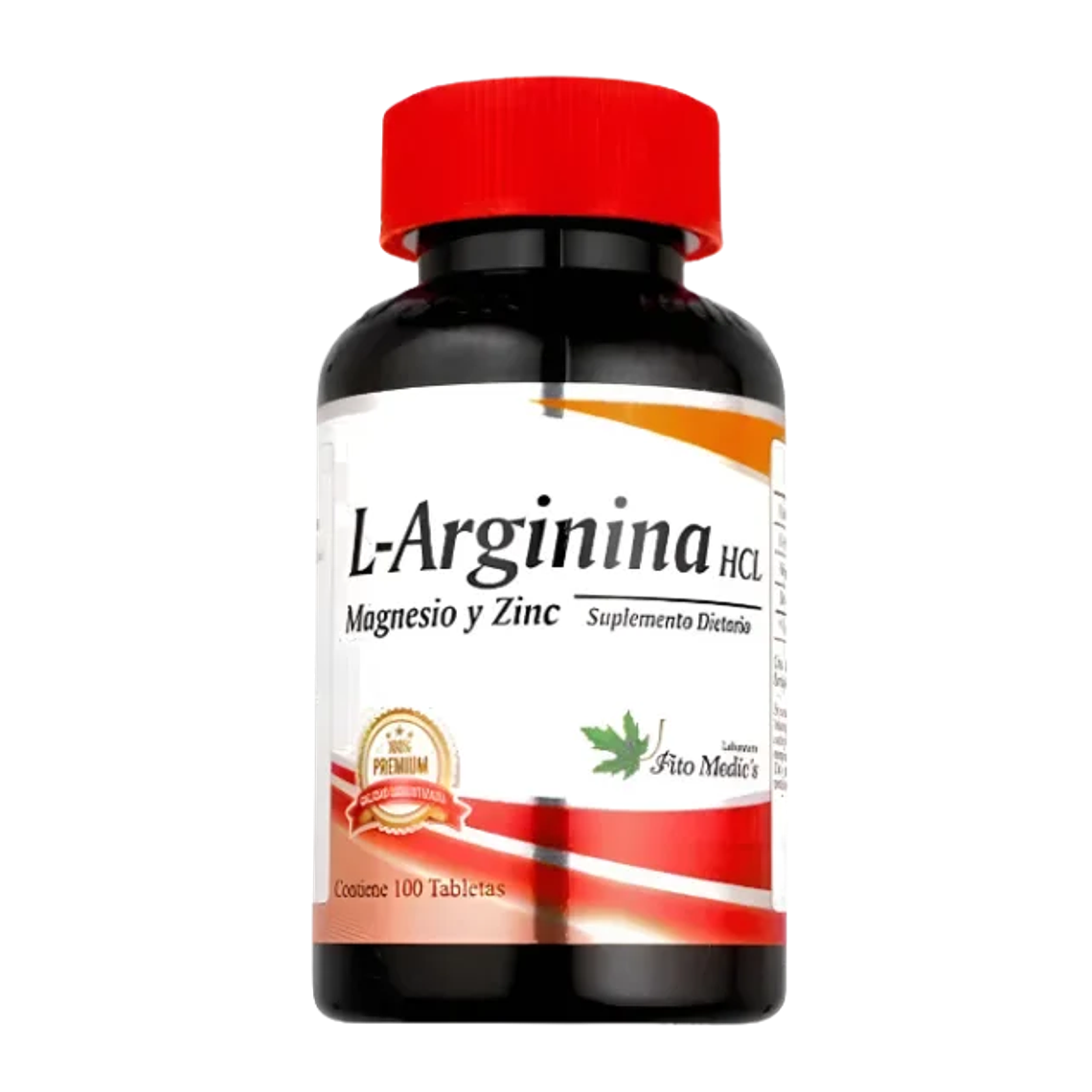 L Arginina HCL Magnesio y Zinc 100 Tabletas Fito Medic 1