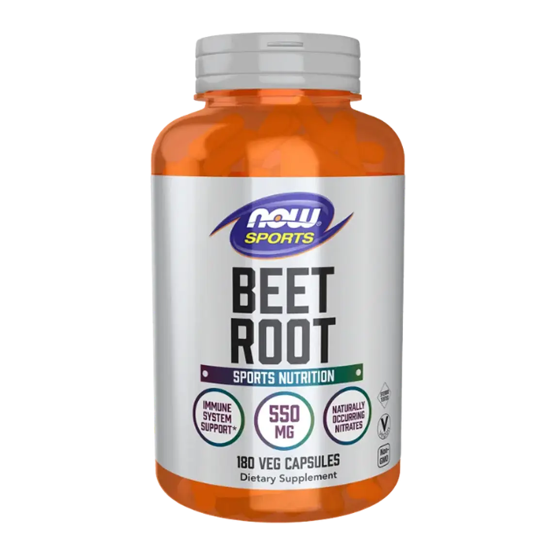 Beet Root Now Sports 180 Capsulas Polvo Raiz de Remolacha 1