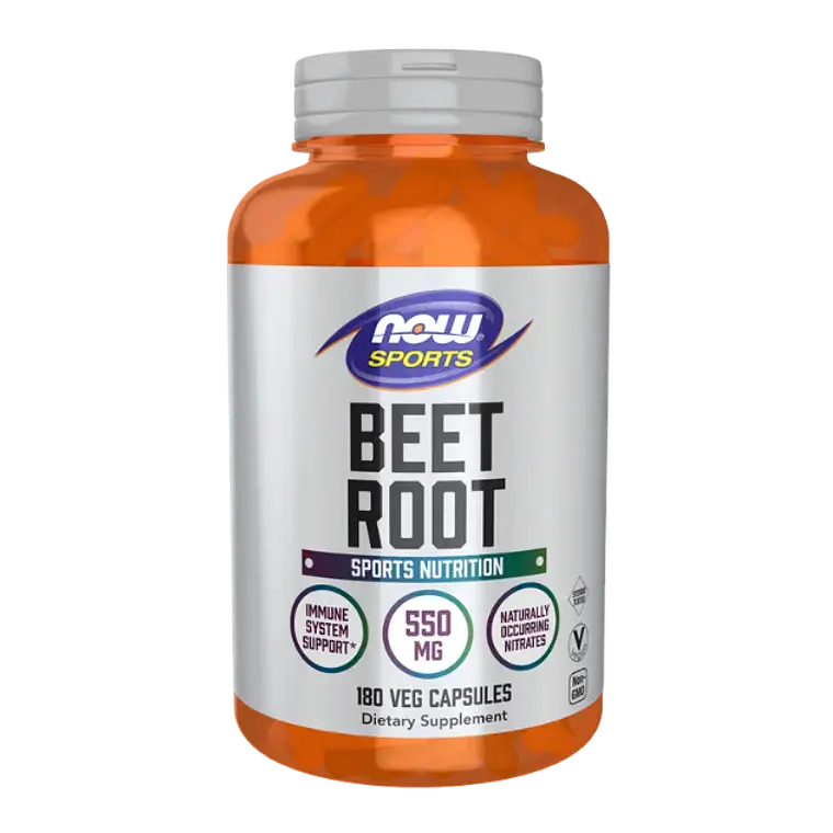 Beet Root Now Sports 180 Capsulas Polvo Raiz de Remolacha 1
