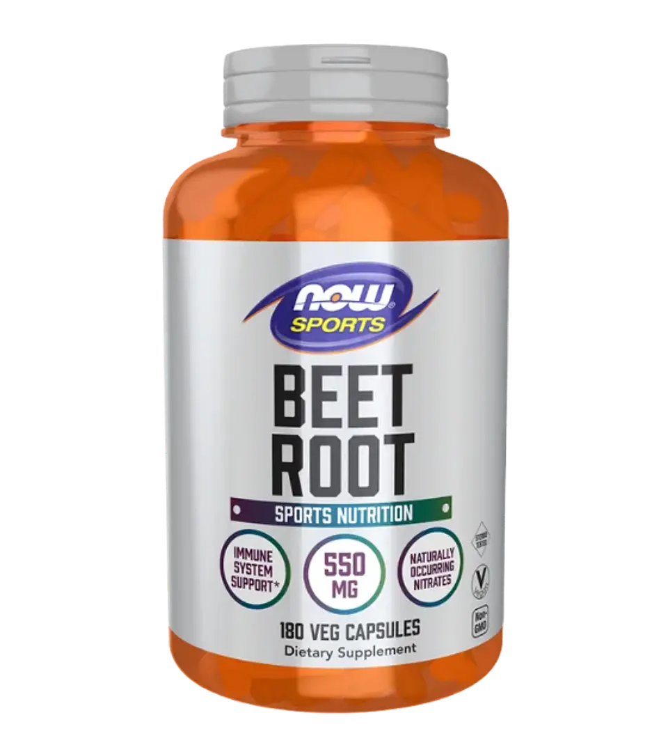 Beet Root Now Sports 180 Capsulas Polvo Raiz de Remolacha 1