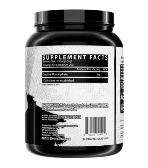 Creatina Nutrex Monohidratada 2.2 libras 200 servicios