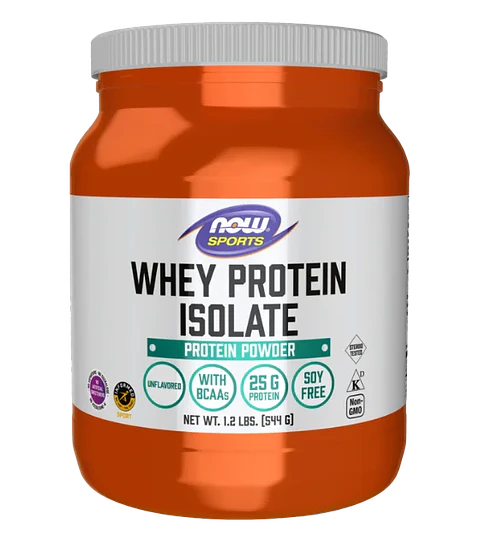 Whey Protein Isolated  1.2 libras Now Sports Sin Sabor 
