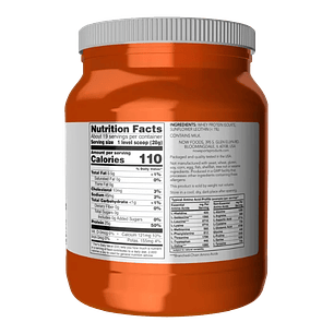 Whey Protein Isolated  1.2 libras Now Sports Sin Sabor 