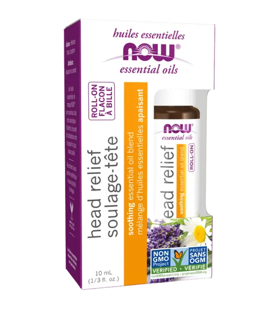 Mezcla de aceites esenciales para aliviar  roll-on Head  1