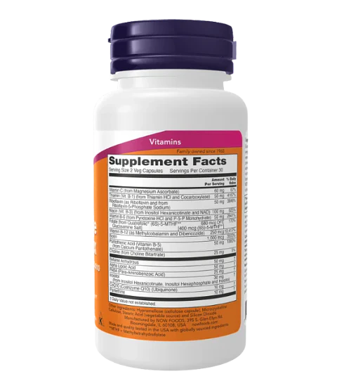 Co Enzyme B complex 60 Cápsulas Now 
