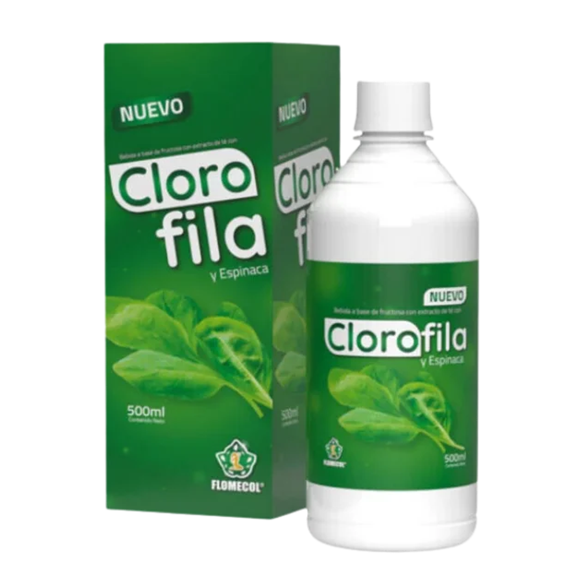 Clorofila y Espinaca 500 ml Flomecol 1