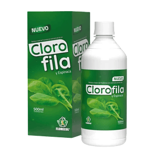 Clorofila y Espinaca 500 ml Flomecol