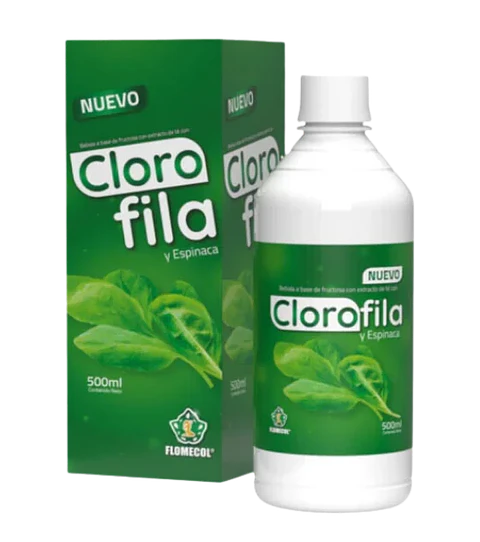 Clorofila y Espinaca 500 ml Flomecol