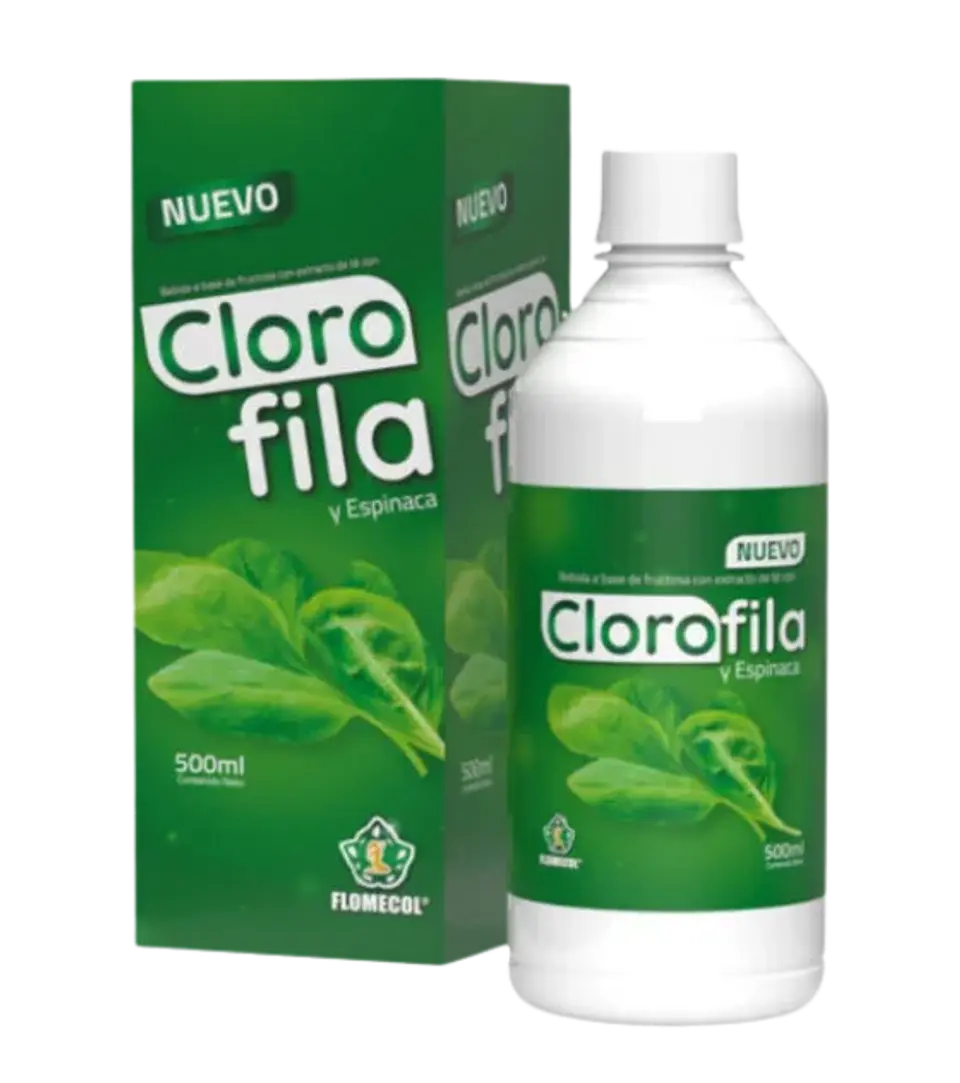 Clorofila y Espinaca 500 ml Flomecol 1
