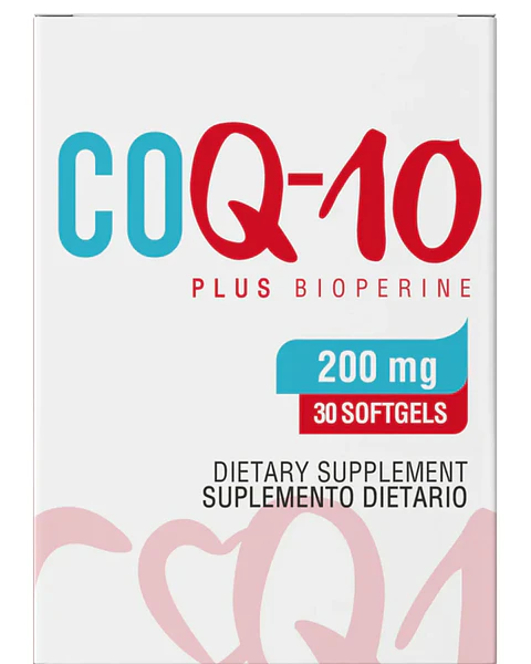 CoQ-10 Plus con Bioperine 200 mg 30 Softgels