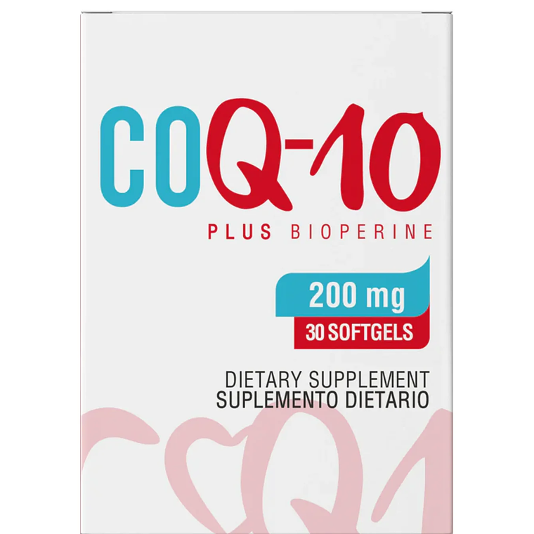 CoQ-10 Plus con Bioperine 200 mg 30 Softgels 1