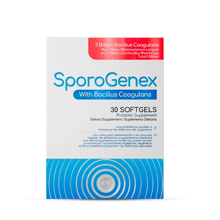 Sporogenex Probióticos 30 Softgels Healthy America 1