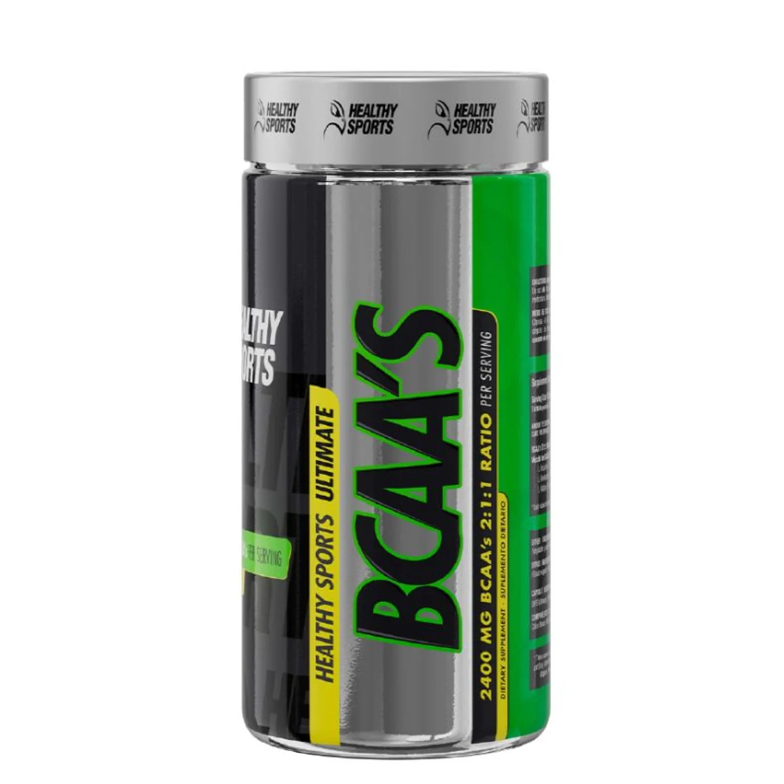 BCAA'S 2400 mg 90 Cápsulas Healthy Sports 1