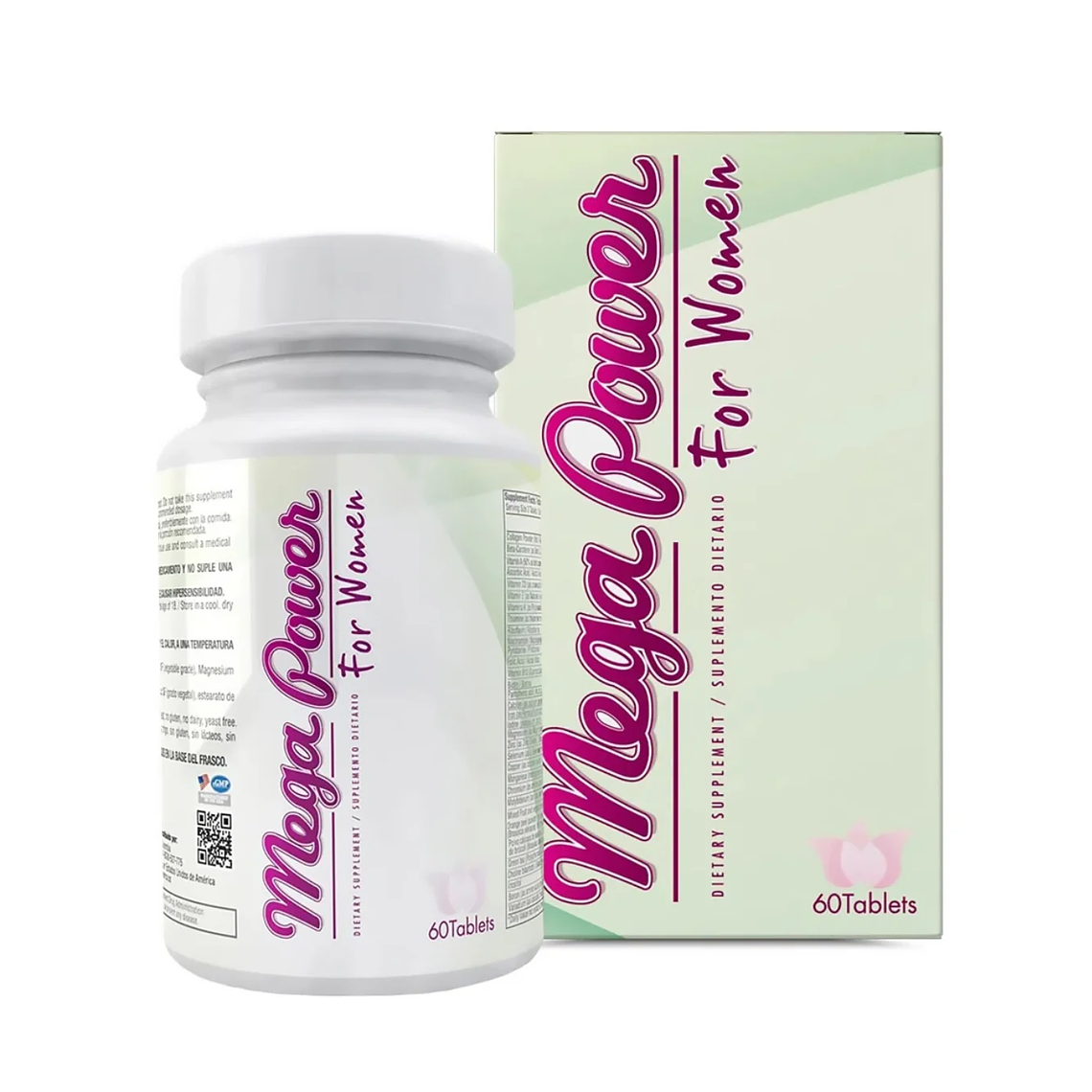 Mega Power For Women Multivitaminico Healthy America 60 Tabletas 1