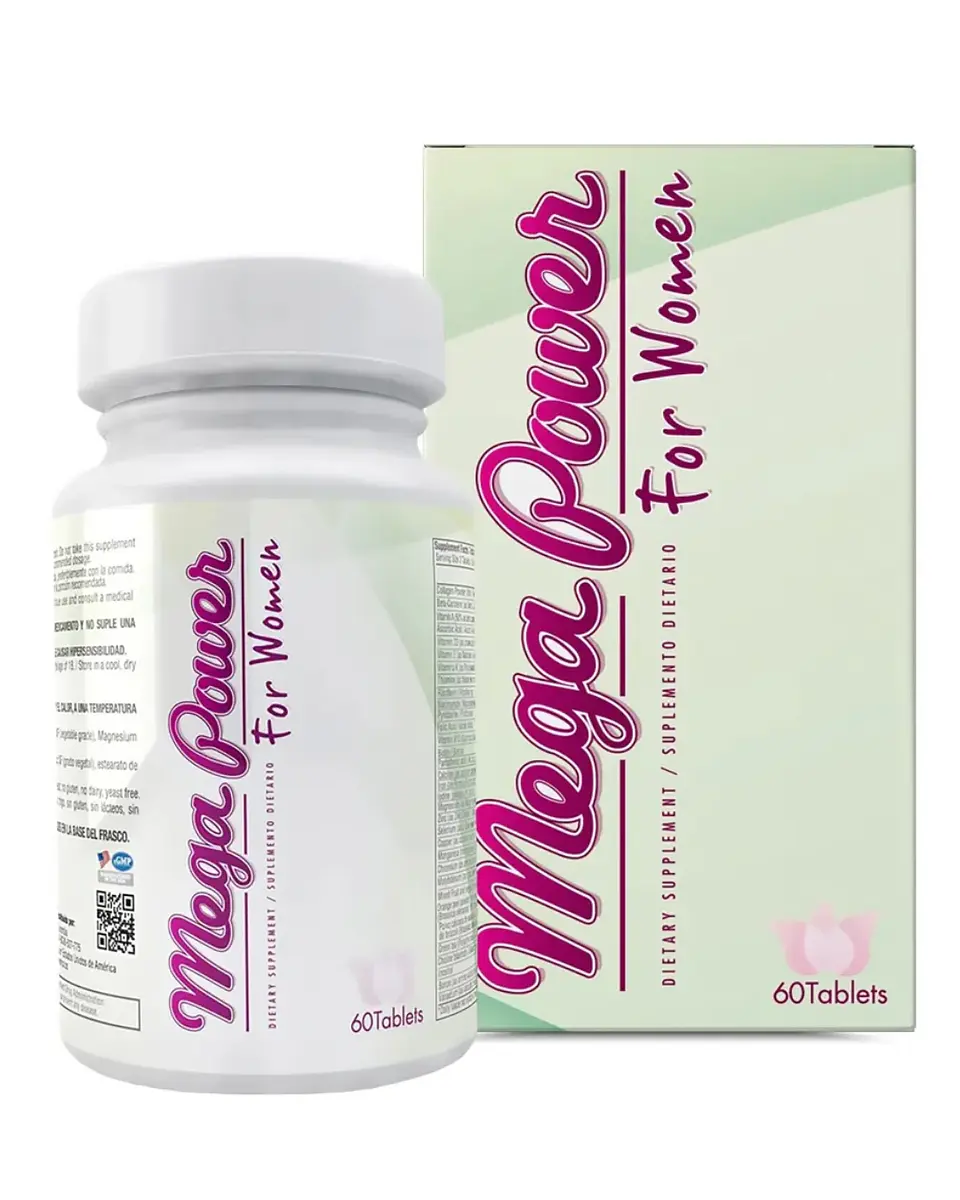 Mega Power For Women Multivitaminico Healthy America 60 Tabletas 1
