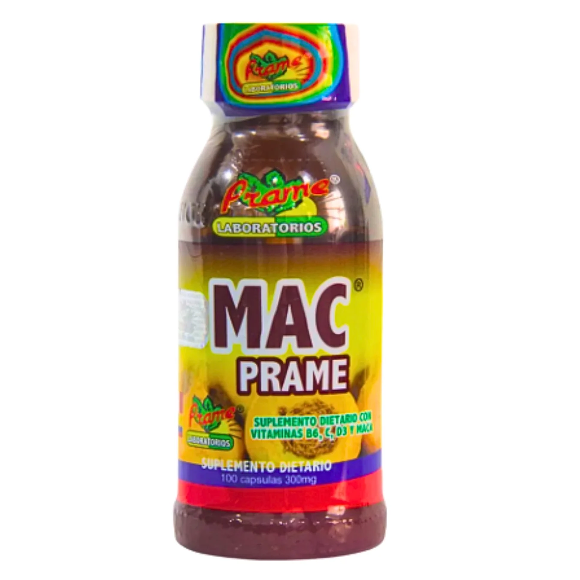 Mac Prame 100 Cápsulas Maca  1