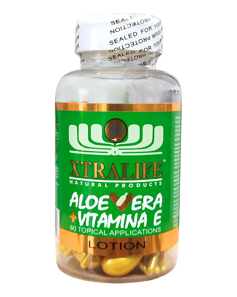Aloe Vera + Vitamina E Tópica Xtralife 60 Perlas 1