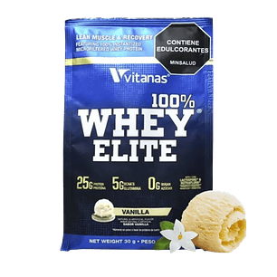 Whey Elite Vainilla Sobre 30 g Vitanas