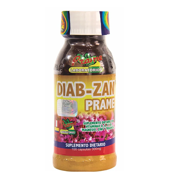 DIAB-ZAN Prame 100 Cápsulas Fenogreco  1