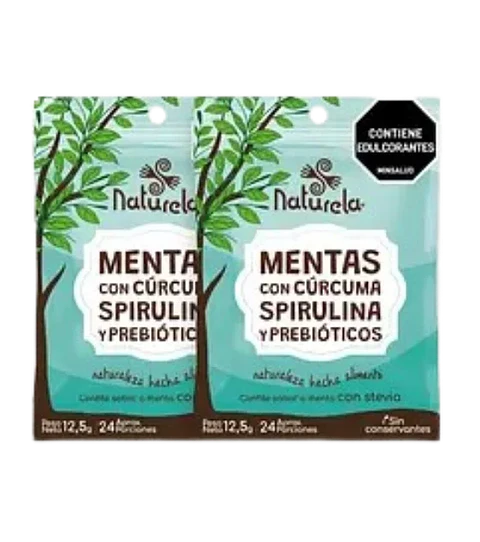Spirumenta Mentas 12.5 gramos Naturela