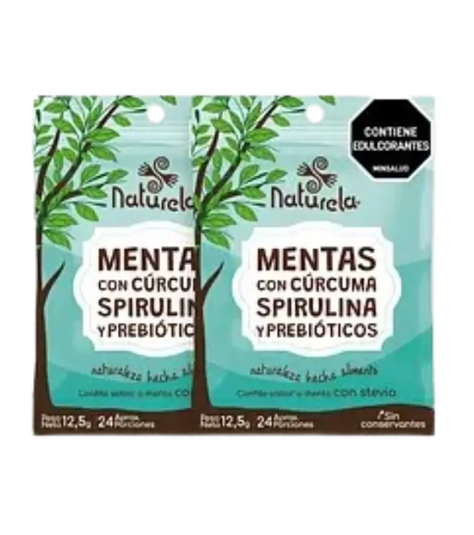 Spirumenta Mentas 12.5 gramos Naturela 1