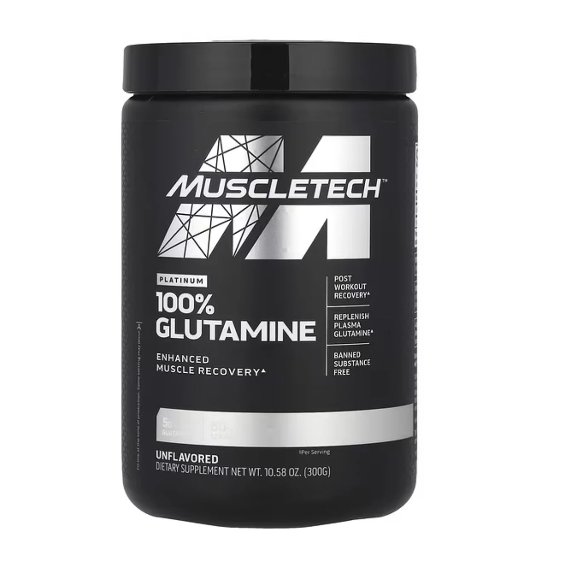 Glutamina Platinum Muscletech 300 gramos 1