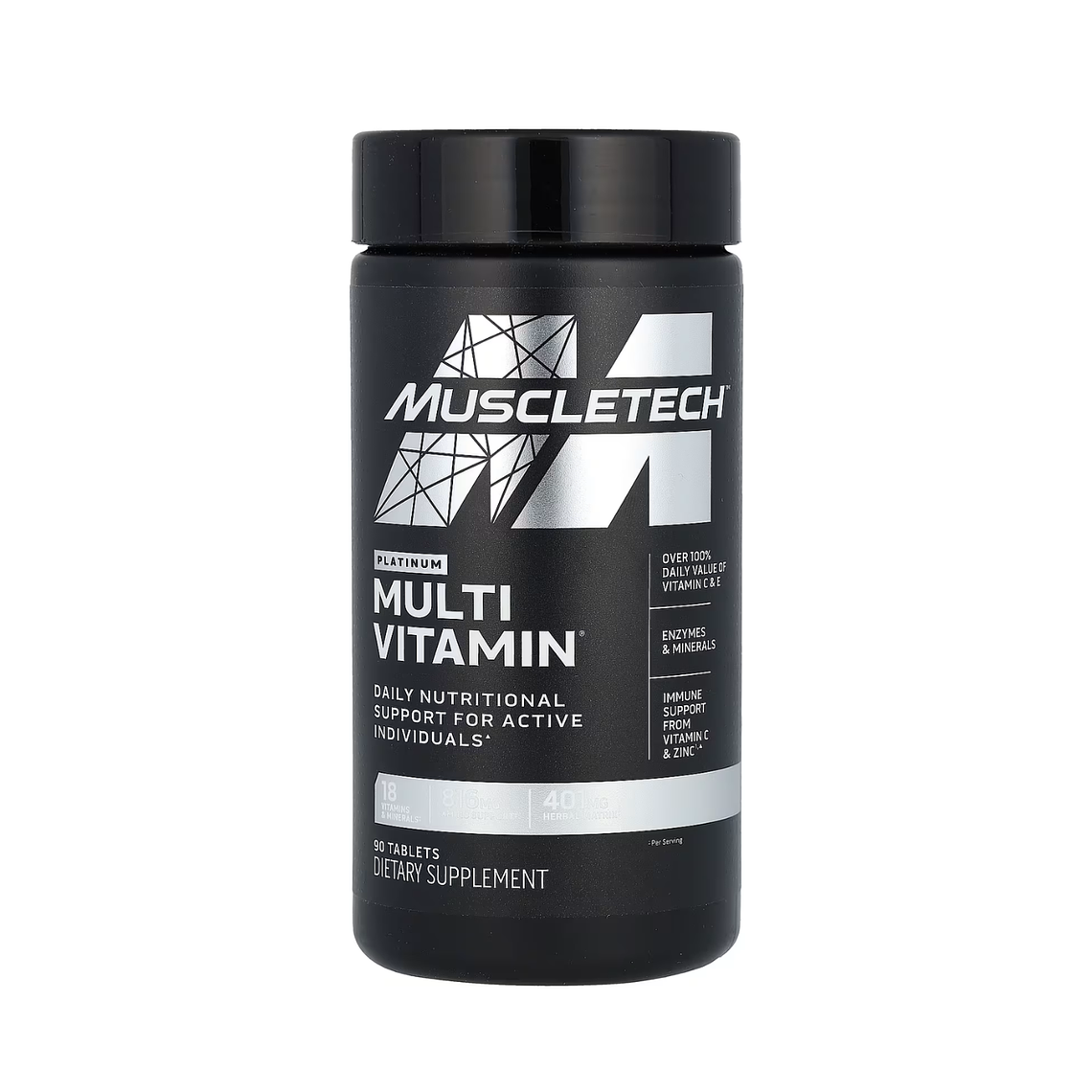 Multivitamin Platinum Muscletech 90 Tabletas 1