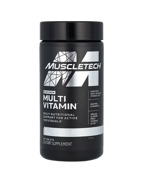 Multivitamin Platinum Muscletech 90 Tabletas